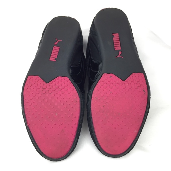 Puma Black Metallic and Vegan Leather Sneakers - Picture 8 of 8